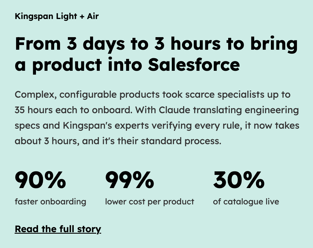 Kingspan customer story